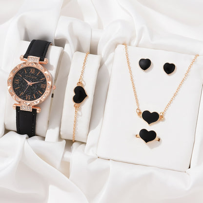 Necklace Earrings Bracelet Set Watches