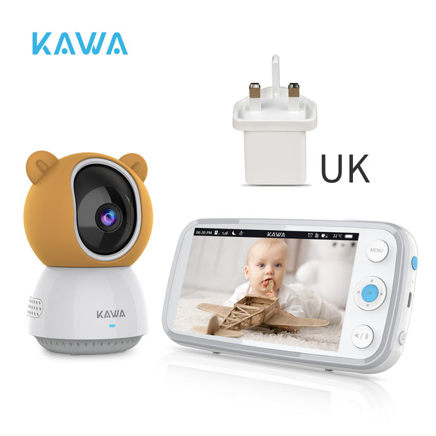 2K Baby Monitor with Cameras Audio Video Nanny Wireless C