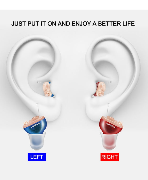 Hearing Aids Invisible Adjustable Wireless Hearing Aid