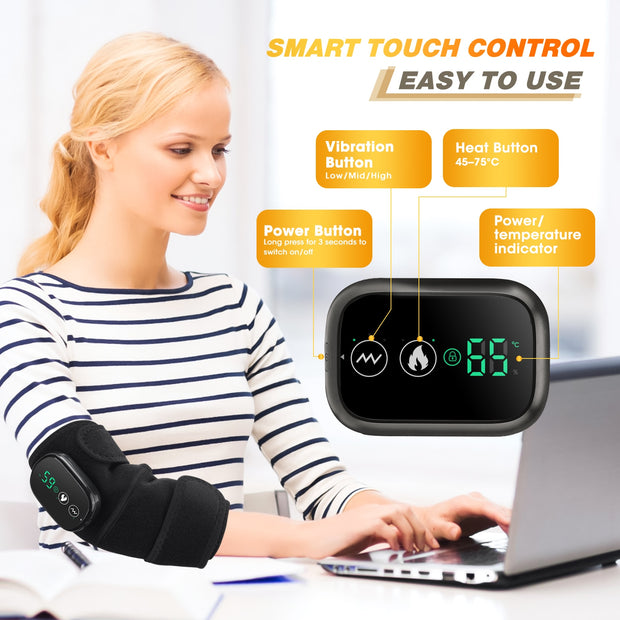 Electric Heating Therapy Knee Vibration Massager