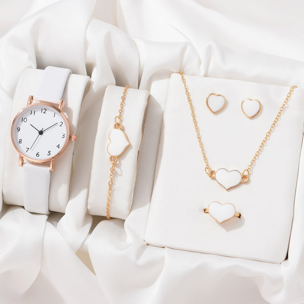 Necklace Earrings Bracelet Set Watches