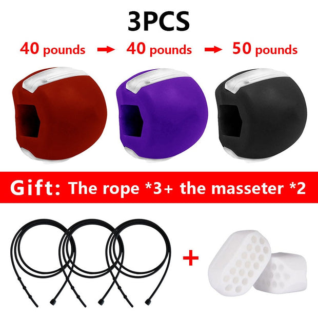 Food-grade Silica Gel Jaw Exercise Line Ball