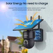 WIFI Wireless PTZ Solar Camera 4G SIM 3MP