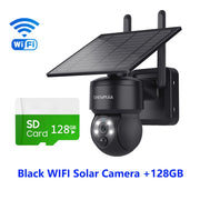 WIFI Wireless PTZ Solar Camera 4G SIM 3MP