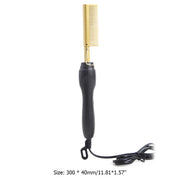 Hot Comb Hair Straightener Curler