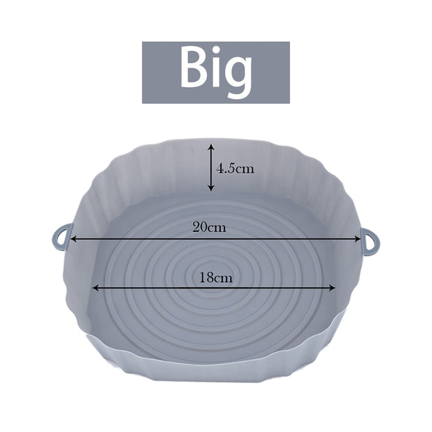 Air Fryers Oven Baking Tray Fried Chicken Basket Mat