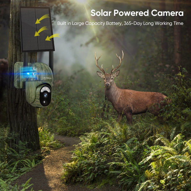 4MP 4G Solar Security Camera