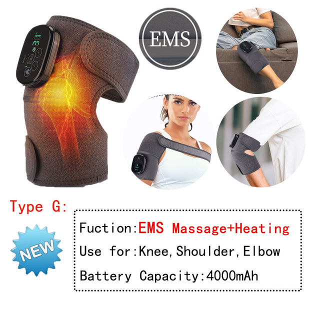 Electric Heating Therapy Knee Vibration Massager