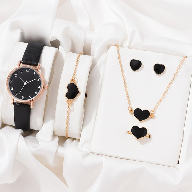 Necklace Earrings Bracelet Set Watches