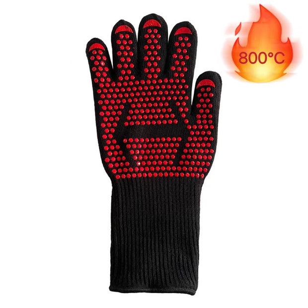 BBQ Gloves Silicone Heat-Resistant Glove