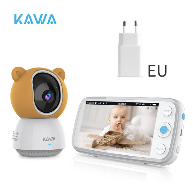 2K Baby Monitor with Cameras Audio Video Nanny Wireless C
