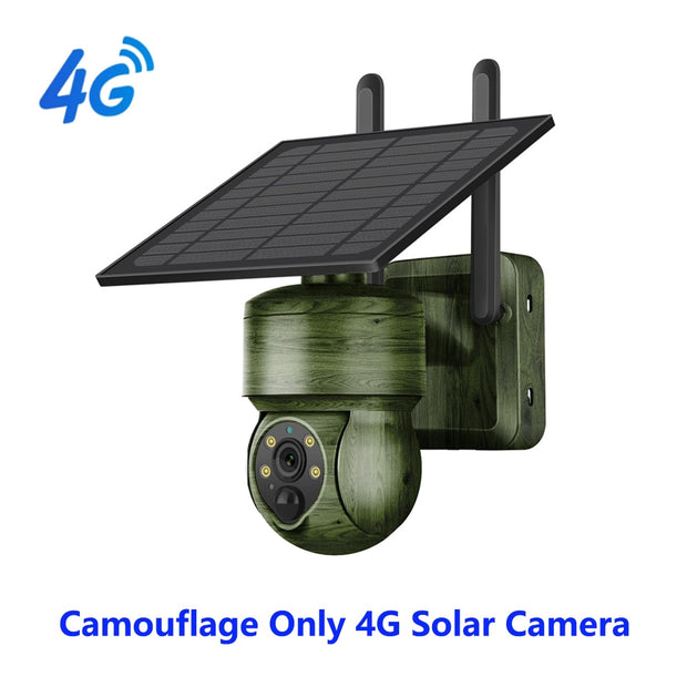 WIFI Wireless PTZ Solar Camera 4G SIM 3MP