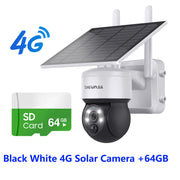 WIFI Wireless PTZ Solar Camera 4G SIM 3MP