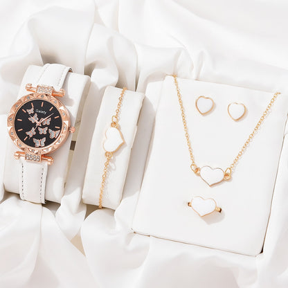 Necklace Earrings Bracelet Set Watches