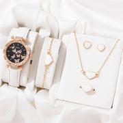 Necklace Earrings Bracelet Set Watches
