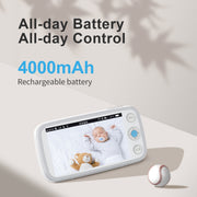 2K Baby Monitor with Cameras Audio Video Nanny Wireless C