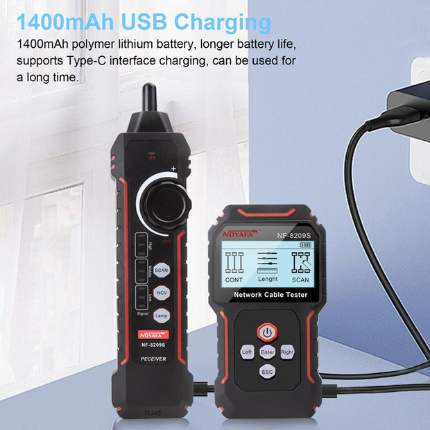 NF-8209S Network Cable Tester Cable Tracker