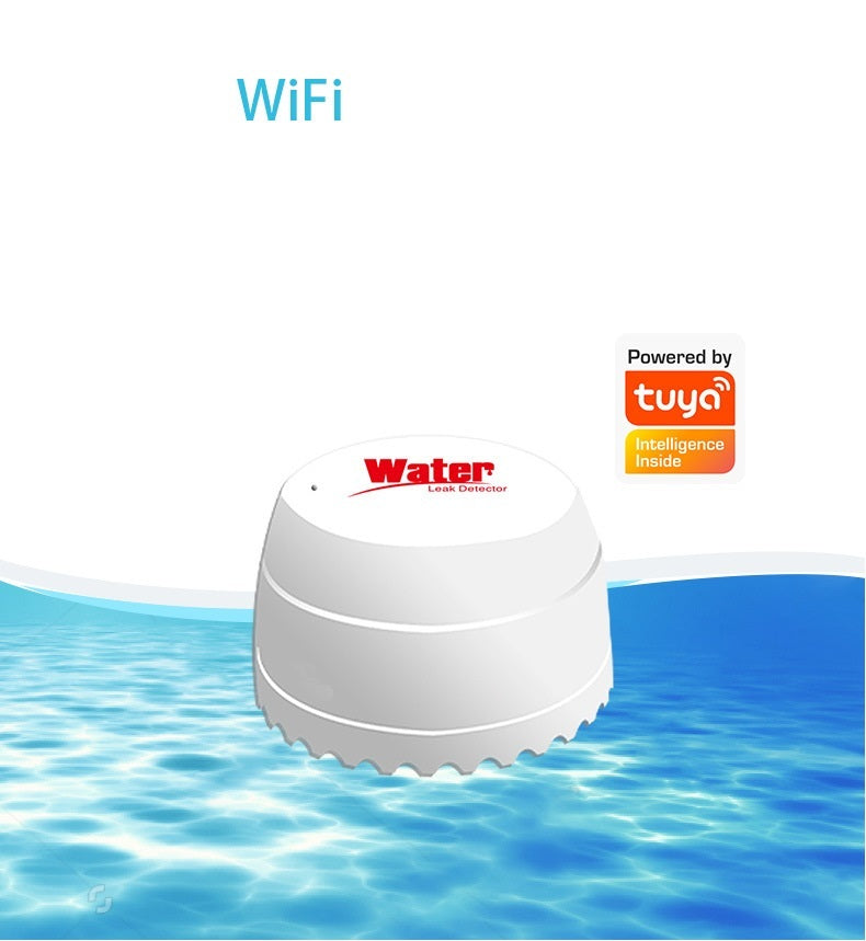 WiFi Smart Leakage Alarm Home Overflow Flood Detector With Buzzer