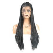 New Synthetic Fiber Wig Head Cover With Dirty Braid Front Lace