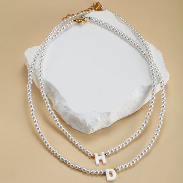 Imitation Pearl Necklace Women's Jewelry
