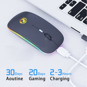 Luminous Charging Bluetooth Dual-mode Wireless Silent Mouse Desktop Notebook