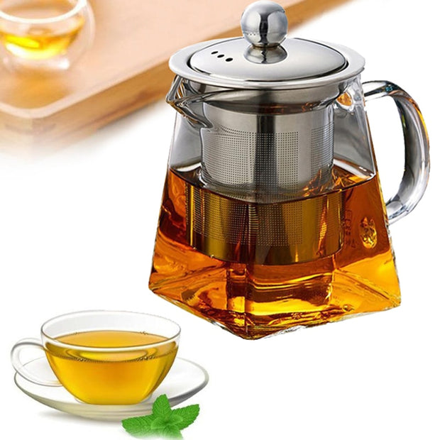 Heat Resistant Glass Teapot