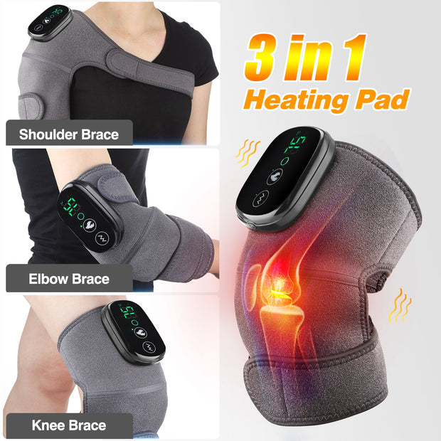 Electric Heating Therapy Knee Vibration Massager