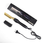 Hot Comb Hair Straightener Curler