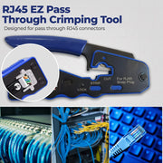 Crimp Tool Pass Through Crimper Cutter