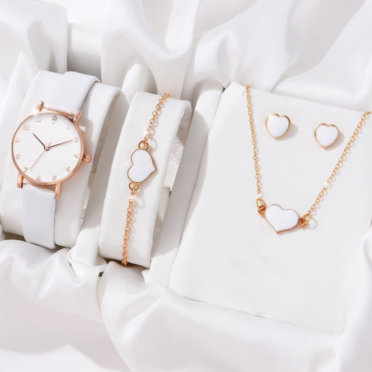 Necklace Earrings Bracelet Set Watches