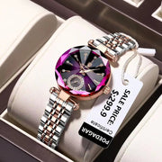 Rose Gold Steel Quartz Wristwatches