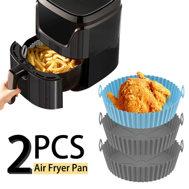 Air Fryers Oven Baking Tray Fried Chicken Basket Mat